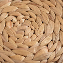 2pc Natural Water Hyacinth Weave Placemat Round Braided Rattan Tablemats Pl
