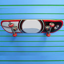 Clear Longboard Skateboard Wall Hanging Acrylic Rack V-shaped Display Stand