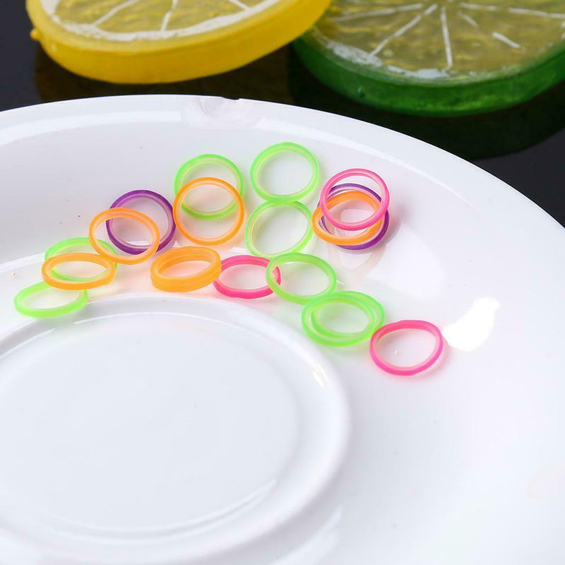 100pcs Orthodontic Rubber Bands Latex Braces Transparent Traction (1/8)