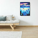 Dolphin Cross Stitch Embroidery Mural 5D DIY Full Drill Diamond Painting