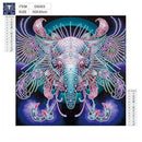 5D DIY Special Shaped Diamond Painting Elephant Cross Stitch Embroidery Kit