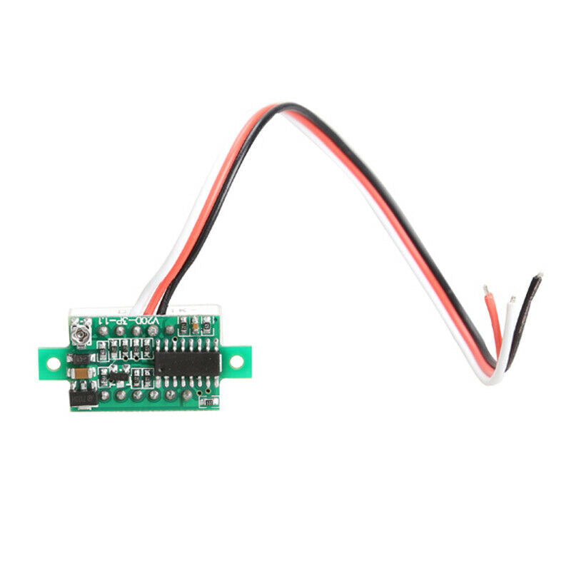 Mini Digital Voltmeter DC0-100V Blue Light LED Panel Voltage Meter