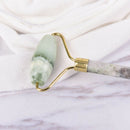 1xNatural Jade Stone Face Massager Roller Spa Head Neck Facial Beauty Tool  Gw