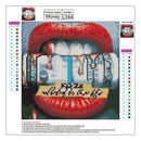5D DIY Full Drill Diamond Painting Novelty Lip Cross Stitch Embroidery Kits