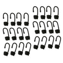 24pcs Plastic Coated Spiral Wire Hooks For Shock Cord Bungee Rope 6mm