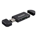 3 in 1 Type C+Micro USB+USB OTG Card Reader High-speed USB2.0 Memory Card Reader