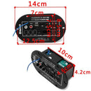 40W Car Bluetooth Subwoofer Hi-Fi Bass Amplifier Board Audio TF USB 220V/12V/24V