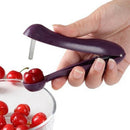 Handheld Kitchen Cherry Olive Pitter Corer Pit Stoner Remove Easy Squeezing Tool