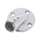 7/8inch Boat Hand Rail Fitting 30 Degree Round Base 316 Stainless Steel