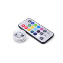 mini LED Submersible Waterproof Wed Xmas Decor Vase Tea Light Candles+Remote LJ