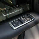 Chrome Car Door Window Switch Lift Button Cover Trim Frame for for Land Rov