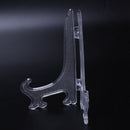 4X dish rack dish holder dish stand for photos 12.5*7.5cm transparent R1U2