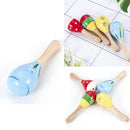 Hot Cute Wooden Maraca Rattles Musical Instrument Baby Children Shaker Toys Gift