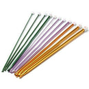 11pcs 27cm Multicolour Aluminum Tunisian Afghan Crochet Hook Knit Needles 2 W9Q3