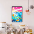 1000pcs DIY Moon Marine Life Puzzle Educational Learning Assembling Toys