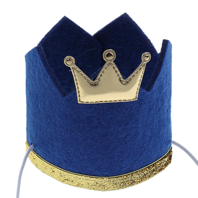 2x Dog Cat Bow Tie Dogs Cats Party Crown Hat & Bowknot Birthday Headwear