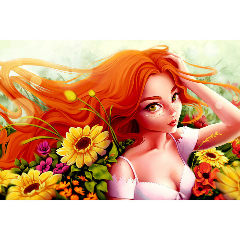 1000 Pieces DIY Paper Puzzle Beauty of Sunflower Jigsaw Picture Toys Decor