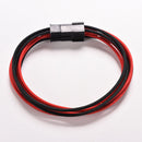 8 Pin 30cm ATX Board PSU Power Supply Extension Cable Wire Black Red Sleeved  Kw
