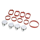 19Pcs 33mm O-Rings Car Swirl Flap Bungs + Manifold Gaskets For BMW E39 E46