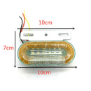 LED 24V Truck Oval Guide Light Three-Color LED Side Lamp for Car Trailer