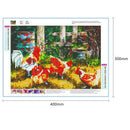 5D DIY Full Drill Diamond Painting Countryside Chick Cross Stitch Embroider