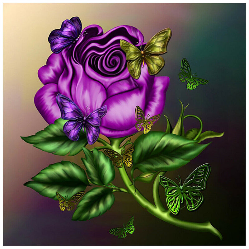 5D DIY Full Drill Diamond Painting Flowers Animal Cross Stitch Kit (JH072)