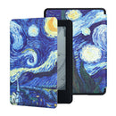 For Kindle Paperwhite 10th Gen Case PU Leather Cover with Auto Sleep Wake