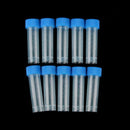 3pcs Plastic Test Tubes Vial Screw Seal Cap Pack Container Cryopreservations