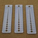 1 x Plastic Knitting Needle Size Gauge Ruler Weaving Tools- Inches/CM ES