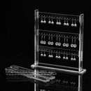 Acrylic Earrings Ear Studs Necklace Jewelry Display Rack Stand Organizer Je L6I6