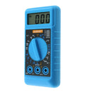 Mini DMM Digital Multi Meter OHM Test Voltmeter Ammeter with Buzzer (Blue)