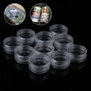 25 Storage Bottle Plastic Empty Box Case Pot For Nail Art Rhinestone Bead Ge Nw