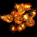 Halloween Maple Leaf Lantern Strings LED Battery Box Light Strings 20 Lights