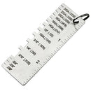 Wire/Metal Sheet Thickness Gauge Welding Gage Plated Size inspection tool