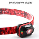 USB Rechargeable LED Headlight Outdoor Camp Fishing Torch Lamp Flashlight A