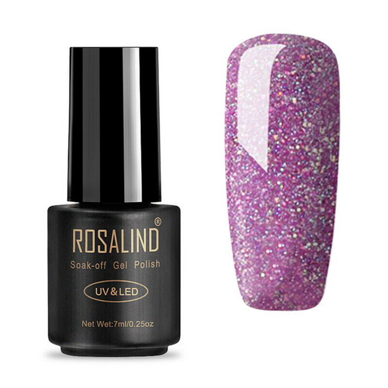 Rosalind Gel Nails Rainbow Gel Polish Varnish 7Ml Uv Hybrid Long-Lasting So W6F4