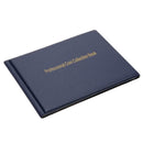 240 Grids PVC Coin Collection Book Money Holder Penny Storage Album (Blue) A