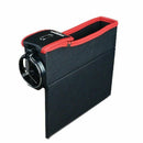 Multifunction PU Leather Catcher Box Car Seat Cup Coil Storage Organ Pocket H2B8