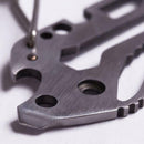 Outdoor Survival Camping EDC Multi-Tool Gear Carabiner Keychain Holder Climb
