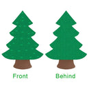 Children DIY Christmas Tree Handmade Felt Cloth Smooth Cutting Xmas Tree