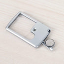 3X 6X Credit Card Loupe Magnifier Glass Square Microscope with LED Light