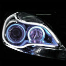 2Pcs White 60cm Car Flexible Tube LED Strip Daytime Running DRL Light Headl