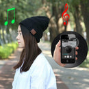 Wireless Bluetooth Music Speaker Heavy Bass Headset Cross Stripe Hat Cap A