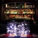 1M 10LED Fairy Light Solar Mason Jar Lid Lights Color Changing Garden Decor O9Y9