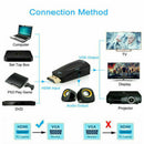 VGA Female To HDMI Male 1080P Video Cable PC HDTV Cord Converter w/ 3.5mm Cable