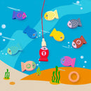 Wooden Puzzle Jigsaw Math Number Learning Fishing Kids Education Toys Busy Board