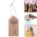 24pcs/set Champagne Wine Bottle Opener with Tags Party Wedding Supplies