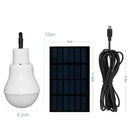 Solar LED Camping Bulb USB Rechargeable Emergency Tent Hanging Lamp Light