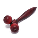 wooden ball roller massager tool reflexology hand face body relax random colorLJ