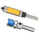 1/4" Shank Straight, Pattern Flush Trim Router Bit Cutter Top Bottom Bearing